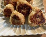 オートミールご飯で焼きおにぎり作り方4写真