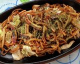 イカとキャベツの焼きそば♪作り方4写真