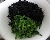 ひじきと大葉入り☆豆天作り方1写真