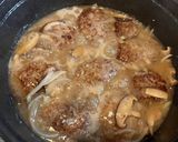 クリーミー煮込みハンバーグ作り方11写真