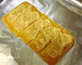 青いにんにく辣油で♪油揚げのチーズ焼き作り方3写真