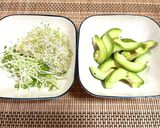 栄養たっぷりお野菜のネギトロ風細巻き作り方1写真