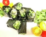 栄養たっぷりお野菜のネギトロ風細巻き作り方5写真
