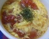 ✿トマトと玉子のすっぱいスープ✿作り方4写真