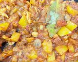 ★野菜だけ★パプリカしめじひよこ豆カレー作り方5写真