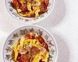 ミニトマトとベーコンのスクランブルエッグ作り方11写真