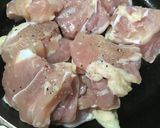 鶏もも肉とじゃがいものBBQソース炒め作り方2写真