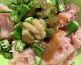鶏むねオクラつくね作り方3写真