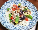 つめたい麺♪夏野菜と出汁ジュレうどん作り方10写真