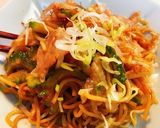 だし香るシャキうまゴーヤ焼きそば作り方6写真