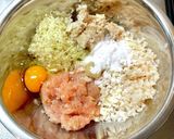 つなぎはオートミール！蓮根の挟み焼き！作り方5写真