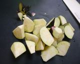 簡単！茄子とむね肉の甘酢煮作り方1写真