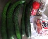 きゅうりの大量消費☆きゅうりのパプリカ塩作り方1写真