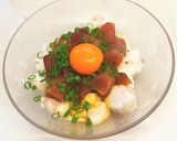 マグロの中華風ゴロゴロ山掛け…(笑)作り方7写真