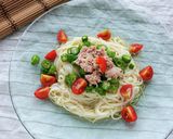 簡単！夏にネバネバオクラのツナマヨ素麺作り方6写真