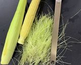ヤング（ベビー）コーンのひげねをとる方法作り方7写真