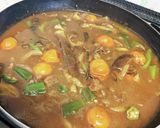 夏はコレ!夏野菜と雑穀米のビーフカレー作り方3写真
