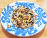 イワシの蒲焼き缶でチャーハン作り方12写真