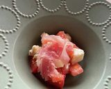桃のカプレーゼ風サラダ作り方3写真