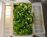 ピーマン　塩昆布　ルクエで簡単作り方1写真