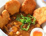 レッドペパーでちょい辛カレーチキンカツ丼作り方5写真