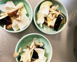 根菜茄子梅カツオ照り焼き味温野菜サラダ作り方12写真