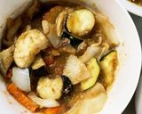 根菜茄子梅カツオ照り焼き味温野菜サラダ作り方18写真