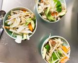 レンジ肉無豆腐簡単冷製坦々麺味野菜炒め作り方12写真