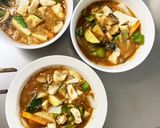 レンジ肉無豆腐簡単冷製坦々麺味野菜炒め作り方16写真