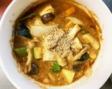 レンジ肉無豆腐簡単冷製坦々麺味野菜炒め作り方18写真