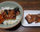 豚肉のかば焼き風丼作り方9写真