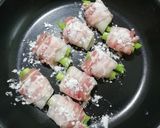 ビールで乾杯✧アスパラの豚バラ巻き作り方2写真