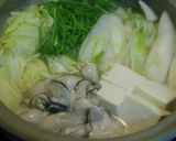 ヘルシー！牡蠣の中華風塩鍋！作り方5写真