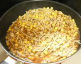 たっぷりコーンの麻婆もやし作り方4写真