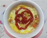 オートミールでチーズ入りオムライス作り方3写真
