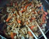 鶏ひき肉とごぼうの混ぜご飯作り方4写真