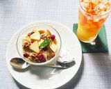 コーンフレークとヨーグルトの朝食作り方5写真