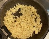 5分で作る、ガッツリそば飯風トースト。作り方2写真
