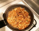 5分で作る、ガッツリそば飯風トースト。作り方3写真