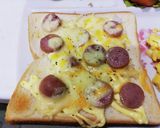 ソーセージのマヨチーズトースト作り方7写真