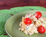 火を使わない★玉ねぎと豚ひき肉のオムレツ作り方5写真