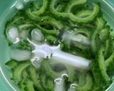 苦味を抑える工夫☆ゴーヤのサラダ作り方3写真