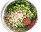 オクラと茗荷（みょうが）の梅ポン酢和え作り方5写真