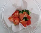 トマトときゅうりの豆腐干サラダ作り方4写真