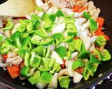 バリボリ肉野菜カレー炒め。作り方4写真