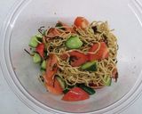 トマトときゅうりの豆腐干サラダ作り方5写真