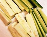 茄子ときゅうりの豚バラ巻き作り方1写真