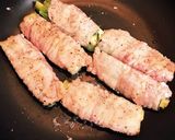 茄子ときゅうりの豚バラ巻き作り方4写真