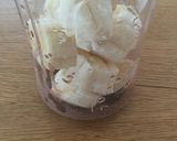 ザバスチョコ味とバナナでシェイク！作り方3写真