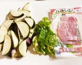 なすとピーマンとベーコンの炒め作り方2写真